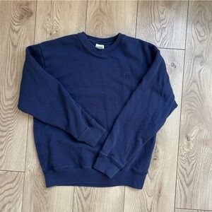 PINK new navy blue crew neck